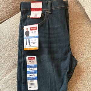 Wrangler Boys Straight Fit Jeans - Dark Blue size 16